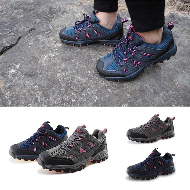 Women Hiking Shoes Outdoor Anti-Slip mountain Climbing Sport Shoes .