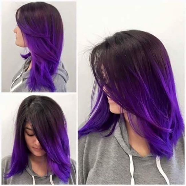 15 Inspired Trending Geode Hair Color Ideas | Ombre hair color .