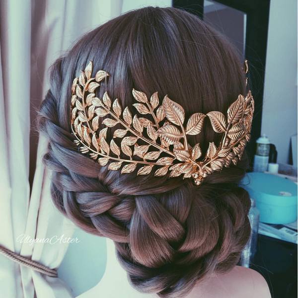 35 Wedding Updo Hairstyles for Long Hair from Ulyana Aster | Deer .