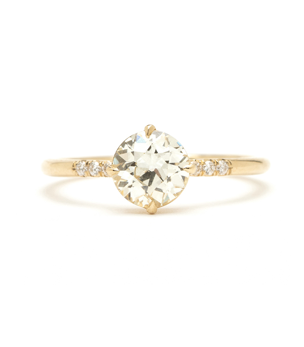One of a Kind Engagement Rings | Simple Solitaire - Antique .