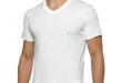 Gildan - Gildan Men's Short Sleeve V-Neck White T-Shirt up to 2XL .