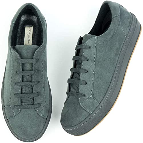 Amazon.com | Will's Vegan Shoes Mens Colour Sneakers Grey Vegan .