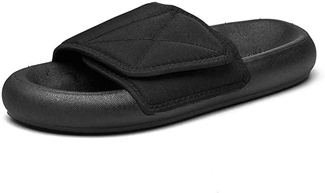 Amazon.com | FENGDA Casual Velcro Sandals Solid Color Non-Slip .