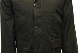 New Walker and Hawkes Men's Padded Wax Jacket Countrywear Hunting .