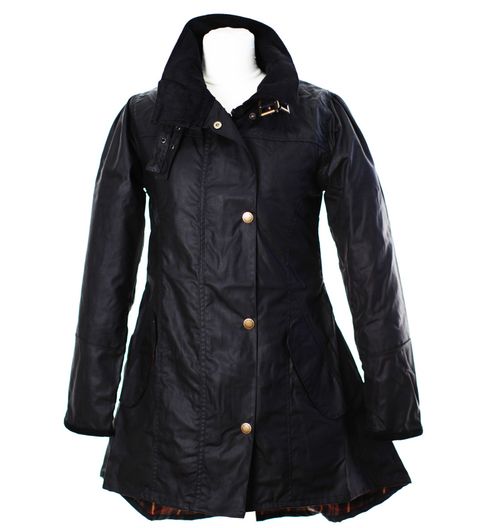 W47 - Ladies Katrina Waxed Jacket | Wax Jackets | Oxford Blue .