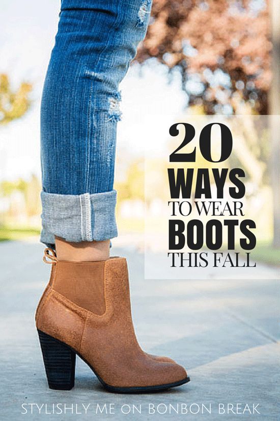 20 Ways to Wear Boots | Cute boots, Fashion, Sty