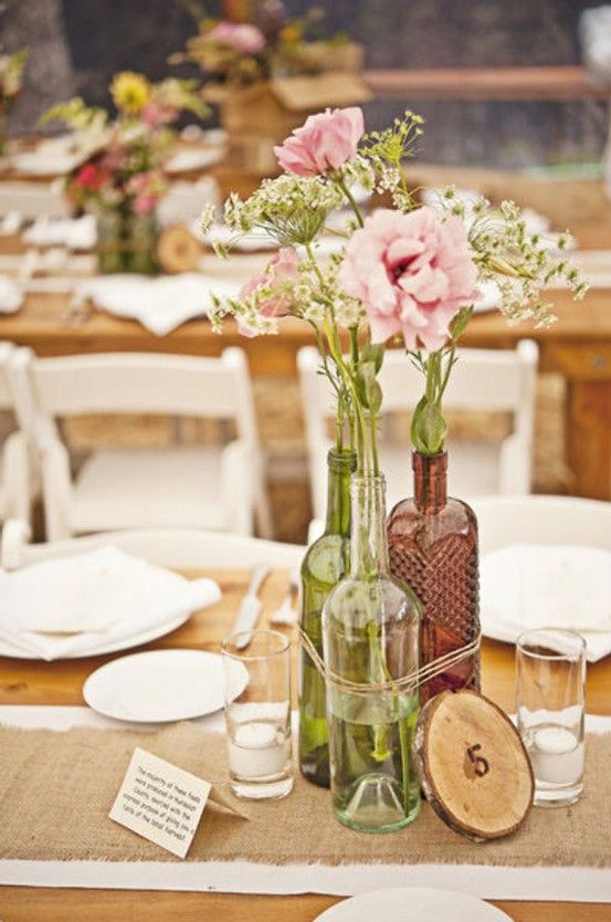 DIY Wedding Table Decoration Ideas | Wedding table decorations diy .