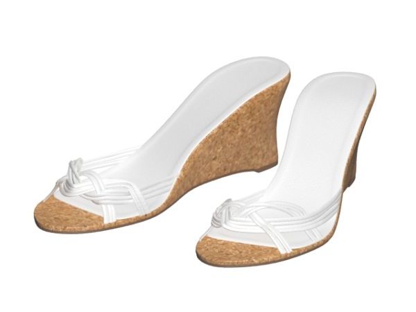 Wedge Mule Women Sandals Free 3d Model - .Max, .Vray - Open3dModel .