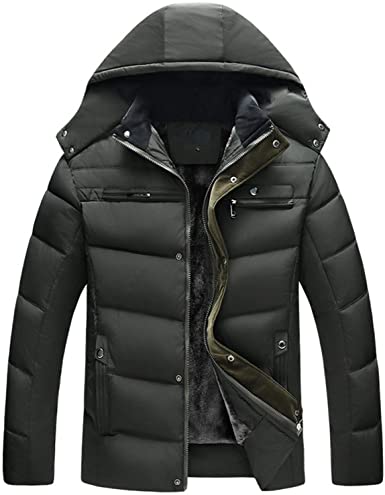 Winter Windproof Jackets Men Thicken Mens Hooded Jacket Casual .