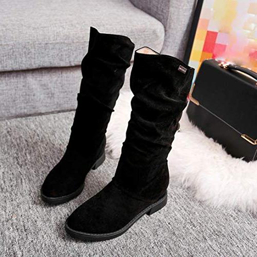 Gyoume Winter Boots Women Flat Wedges Boot Sho