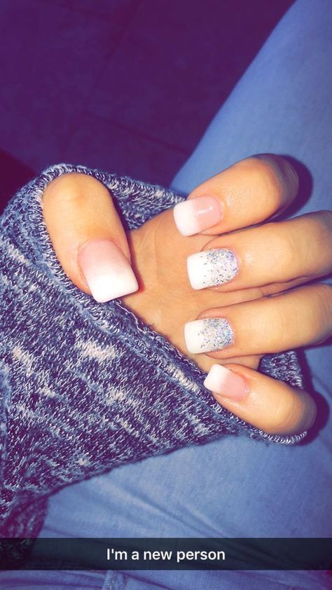 23 Winter French Tip Nail Designs | Fall acrylic nails, French tip .