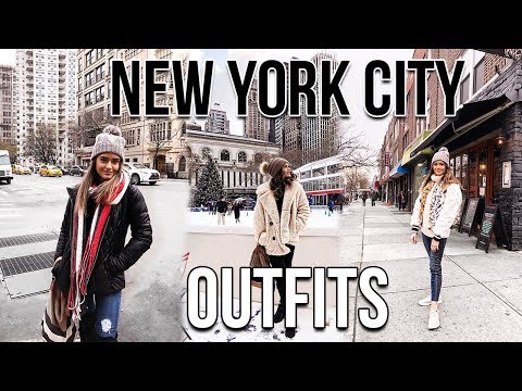 NEW YORK CITY WINTER OUTFITS LOOKBOOK | Natalie Barbu - YouTu