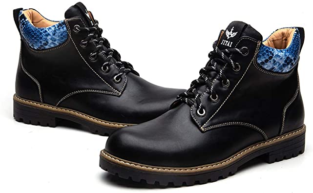Amazon.com | JITAI British Men Boots Autumn Winter Shoes Men .