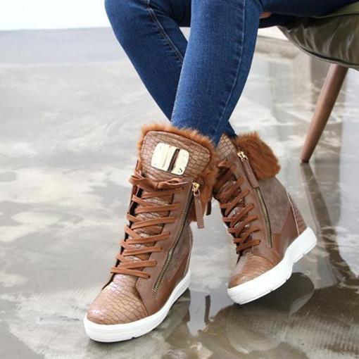 Winter women isabel marant sneakers leather wedge boots the Casual .