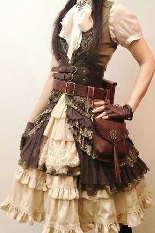 95 Womens Pirate Costume Inspirations | Steampunk dress, Steampunk .