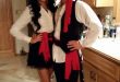 Easy diy pirate costumes...less than $10 dollars for each person .