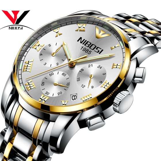 Shop NIBOSI Wrist Watch Fashion Luxury Dresses Watches Waterproof .