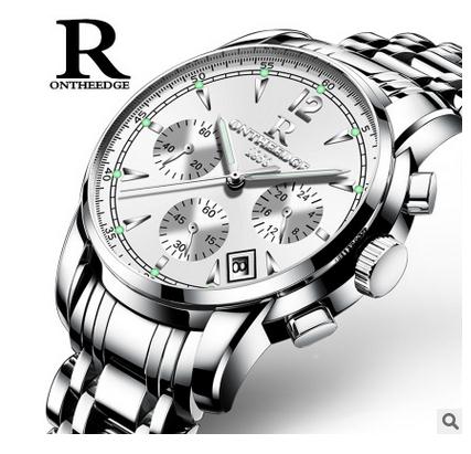 Mens luxury gold wristwatches male brand watches quartz man clock .