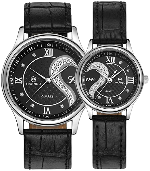 Amazon.com: Romantic His and Hers Watches,Pair Hearts Wristwatches .