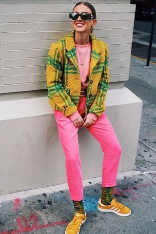 Yes! You Can Wear Pink and Yellow Together and Look Incredibly Ch